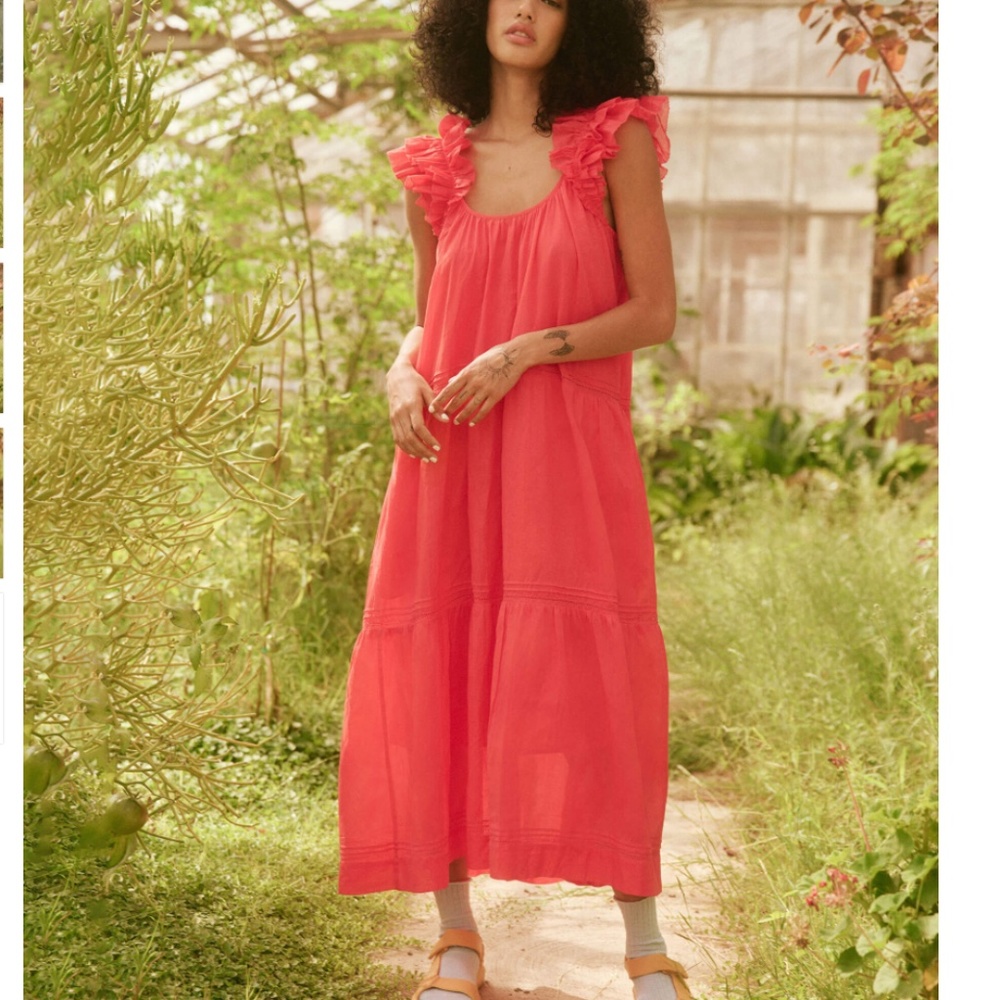 THE GREAT. The Dove Dress in Tart